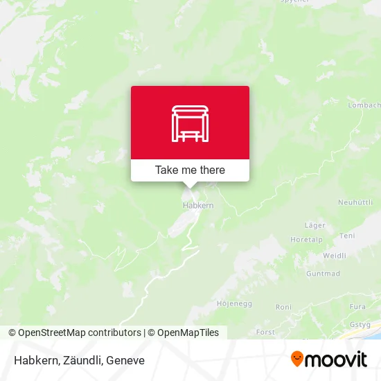 Habkern, Zäundli map