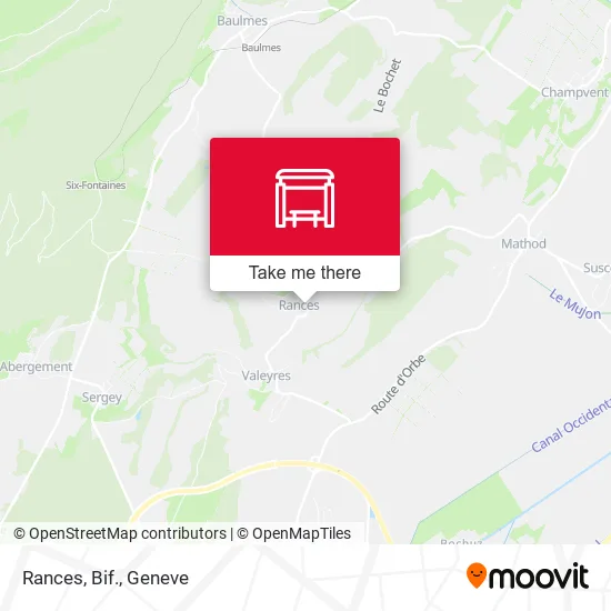 Rances, Bif. map