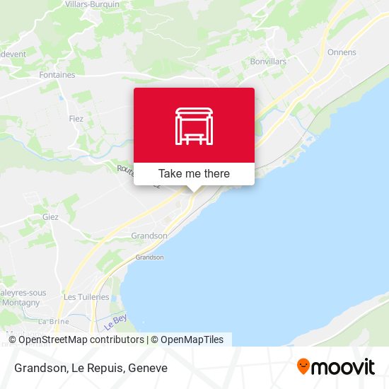 Grandson, Le Repuis map