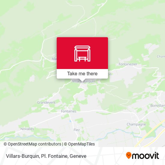 Villars-Burquin, Pl. Fontaine map