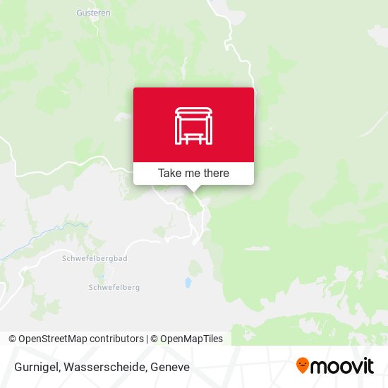Gurnigel, Wasserscheide map