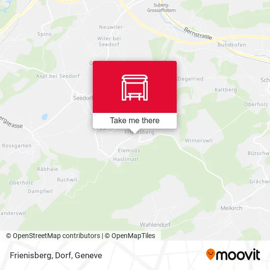 Frienisberg, Dorf plan
