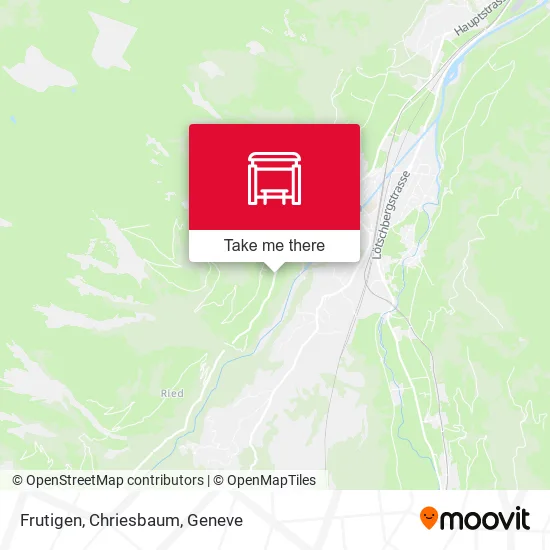 Frutigen, Chriesbaum map