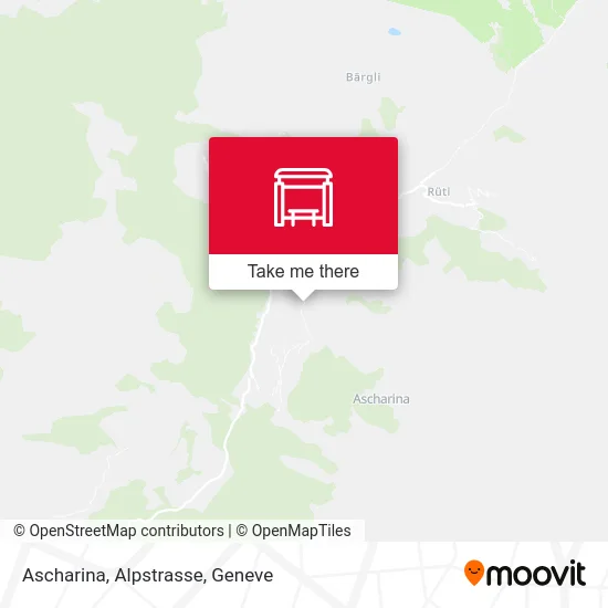 Ascharina, Alpstrasse map