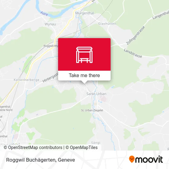 Roggwil Buchägerten map