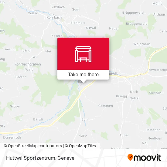 Huttwil Sportzentrum map