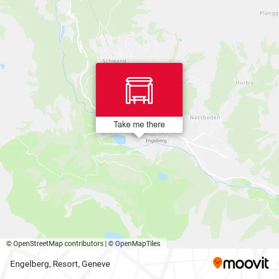 Engelberg, Resort map