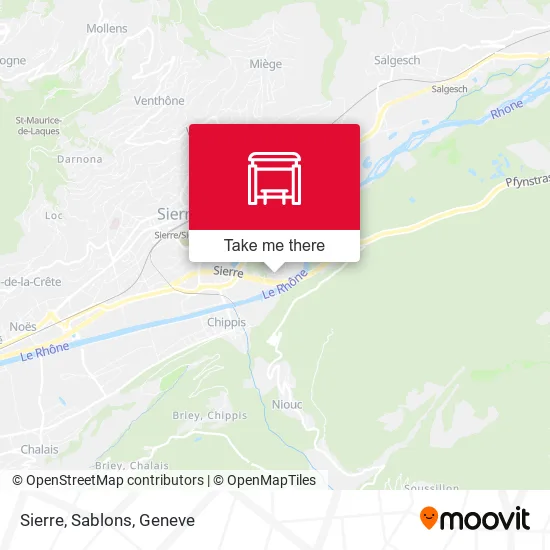 Sierre, Sablons map