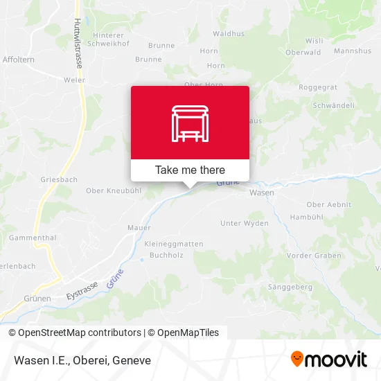 Wasen I.E., Oberei map