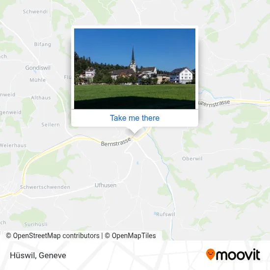 Hüswil map