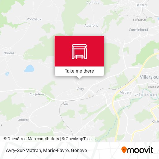 Avry-Sur-Matran, Marie-Favre map