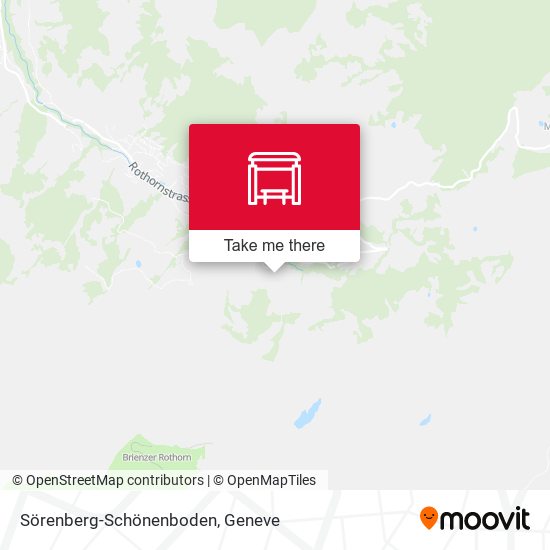 Sörenberg-Schönenboden map