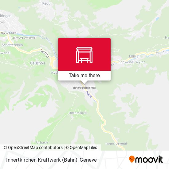 Innertkirchen Kraftwerk (Bahn) map
