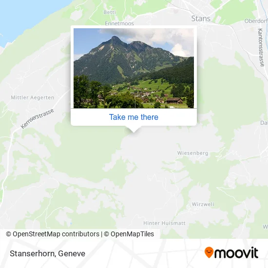 Stanserhorn map