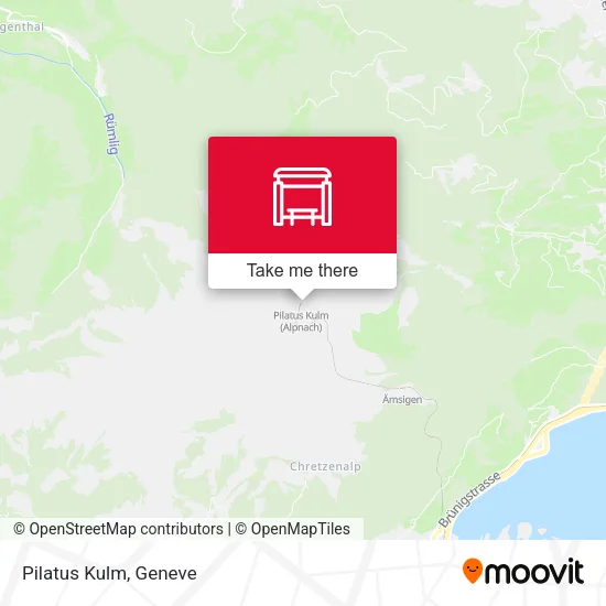 Pilatus Kulm map