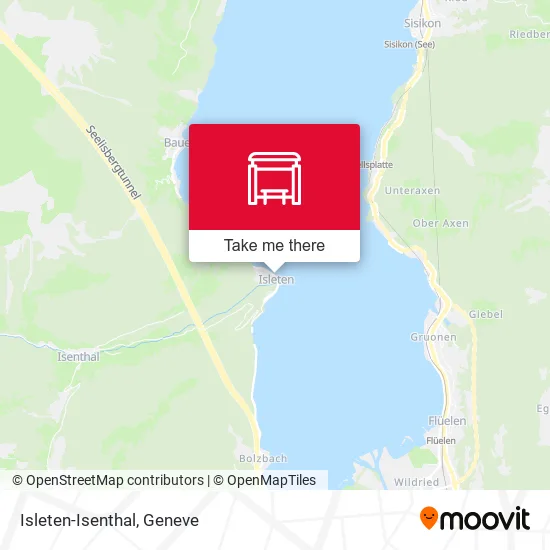 Isleten-Isenthal map