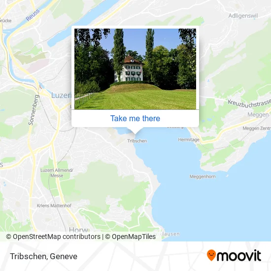Tribschen map