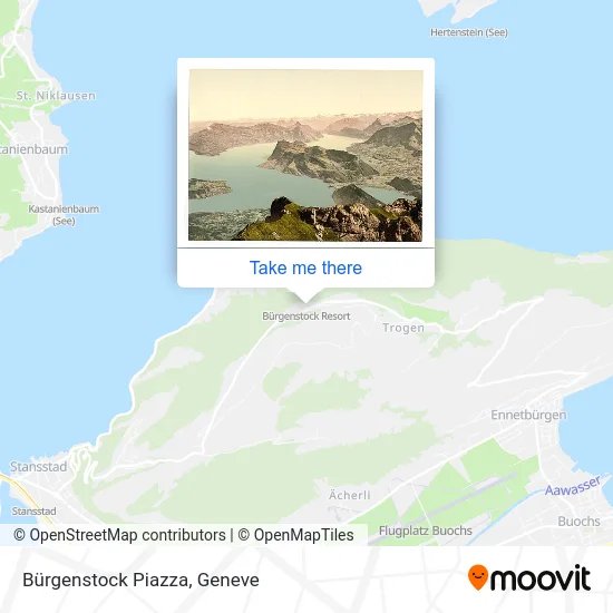 Bürgenstock Piazza map