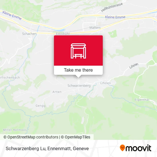 Schwarzenberg Lu, Ennenmatt map