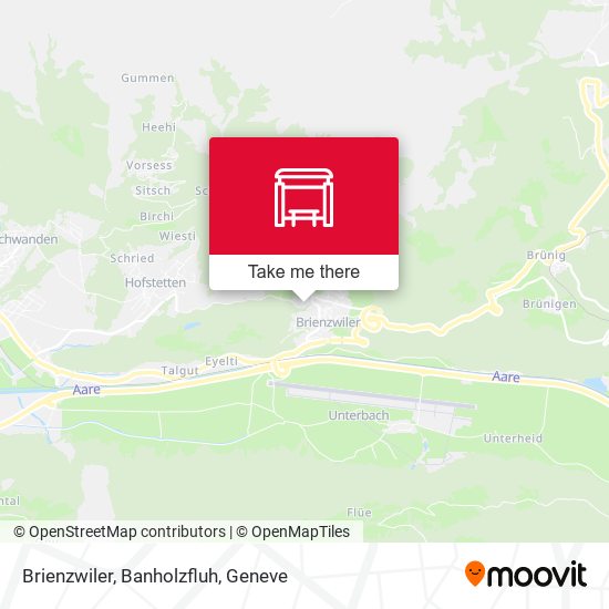 Brienzwiler, Banholzfluh map