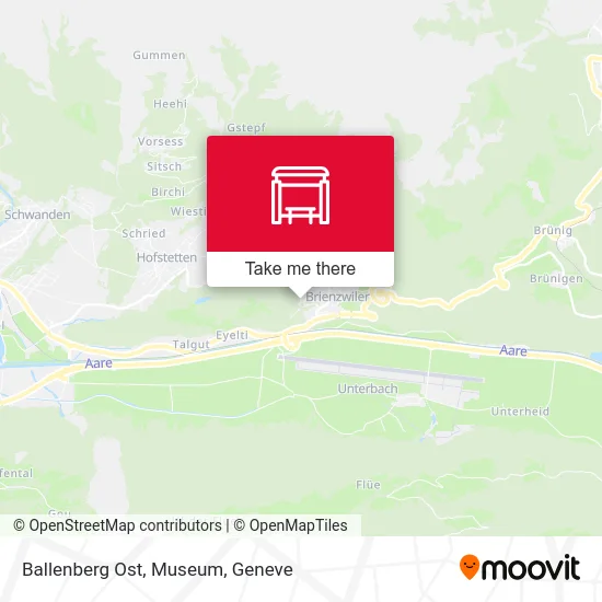 Ballenberg Ost, Museum map