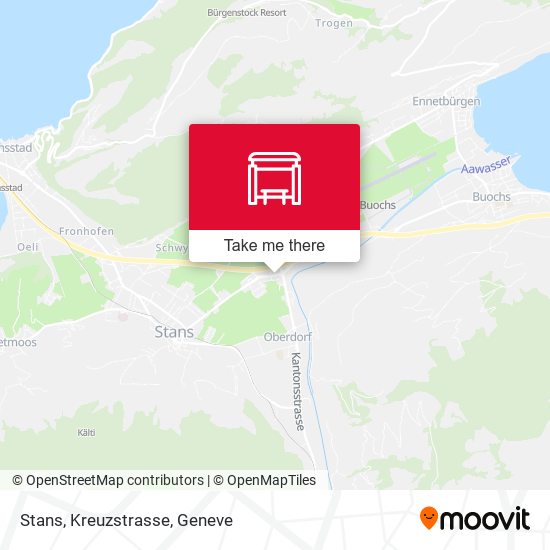 Stans, Kreuzstrasse map