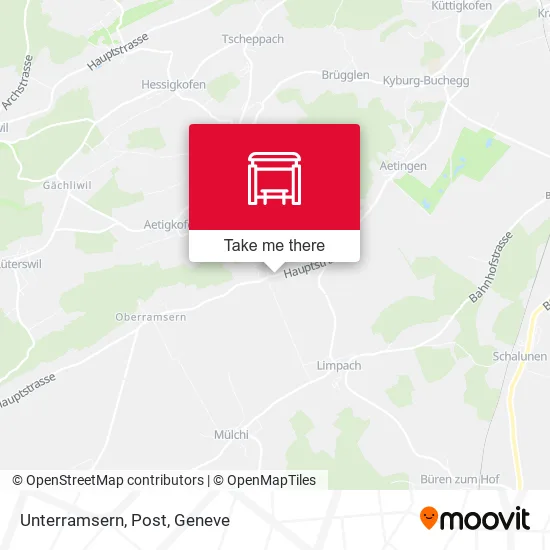 Unterramsern, Post map