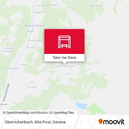 Oberrickenbach, Alte Post map