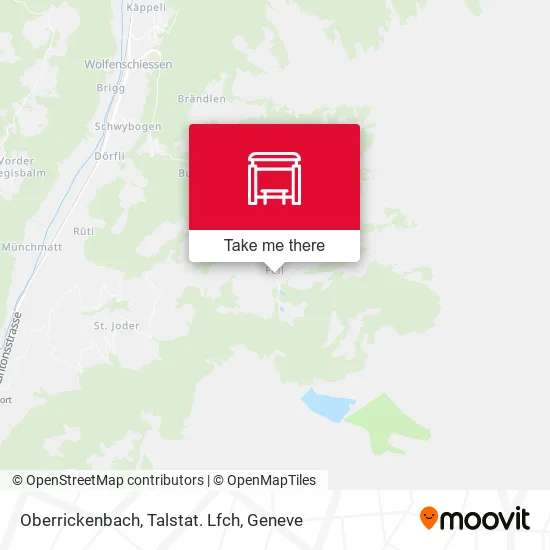 Oberrickenbach, Talstat. Lfch map