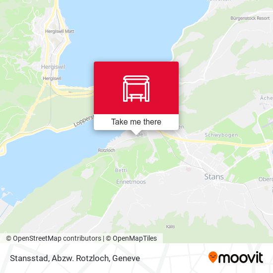 Stansstad, Abzw. Rotzloch map