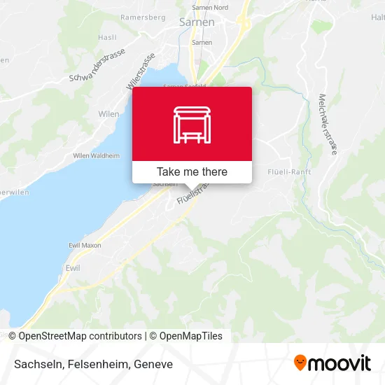 Sachseln, Felsenheim map