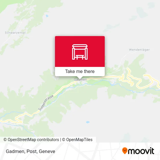 Gadmen, Post map