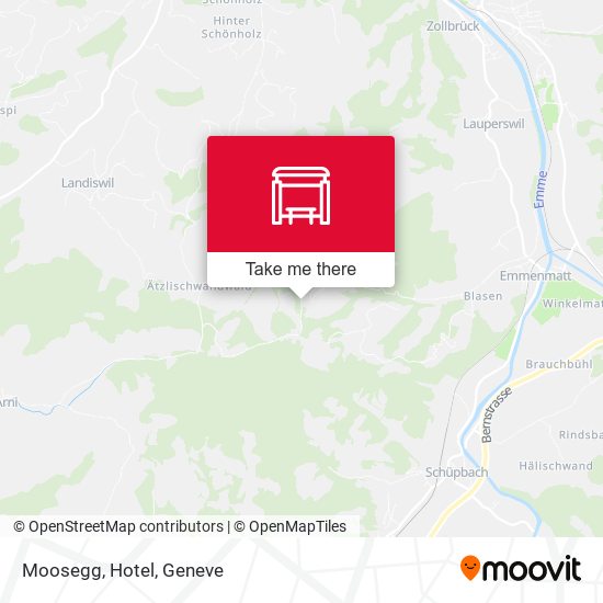 Moosegg, Hotel map