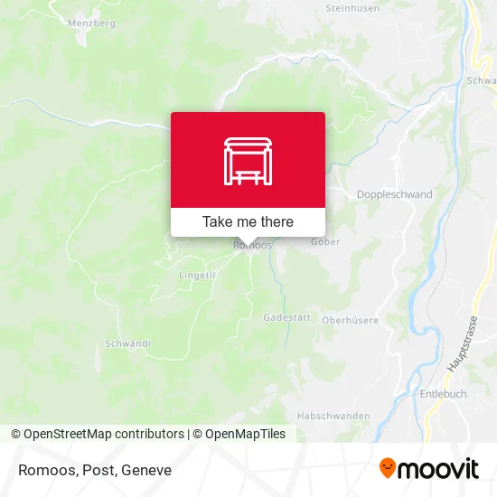 Romoos, Post map