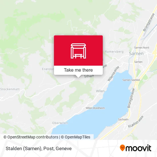 Stalden (Sarnen), Post map