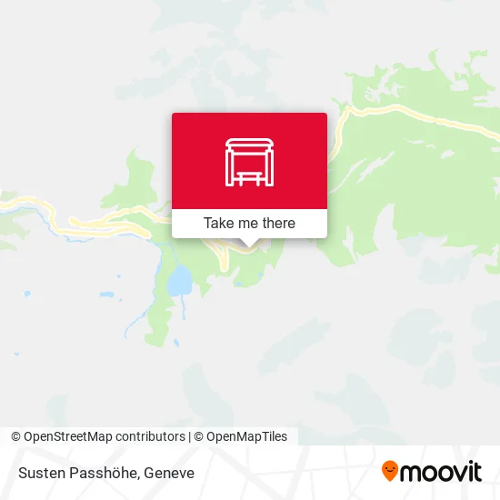 Susten Passhöhe map
