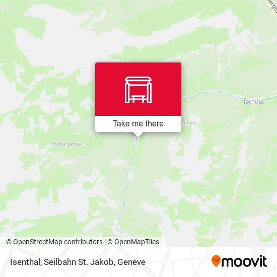 Isenthal, Seilbahn St. Jakob map