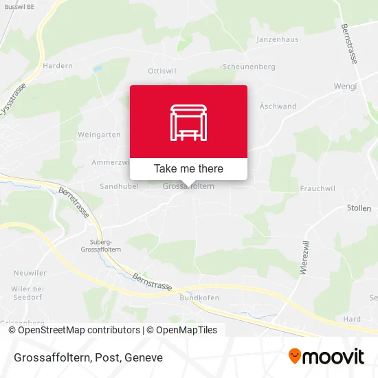 Grossaffoltern, Post map