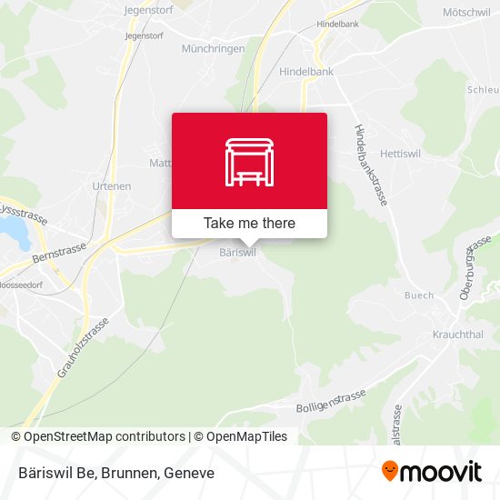 Bäriswil Be, Brunnen map