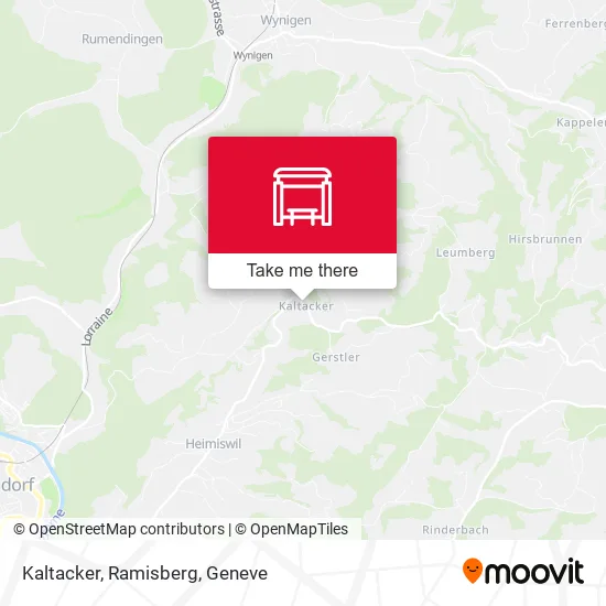Kaltacker, Ramisberg map