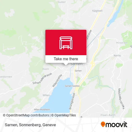 Sarnen, Sonnenberg map