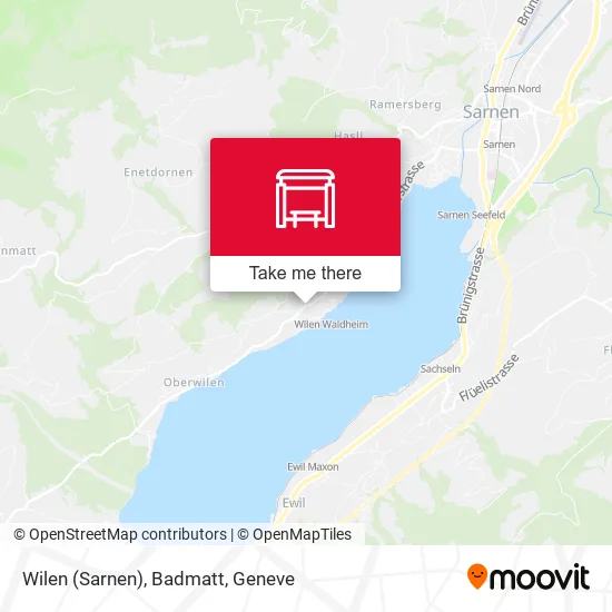 Wilen (Sarnen), Badmatt map