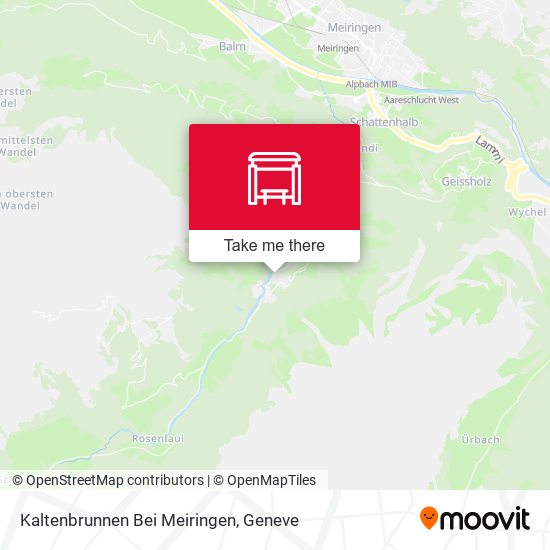 Kaltenbrunnen Bei Meiringen map