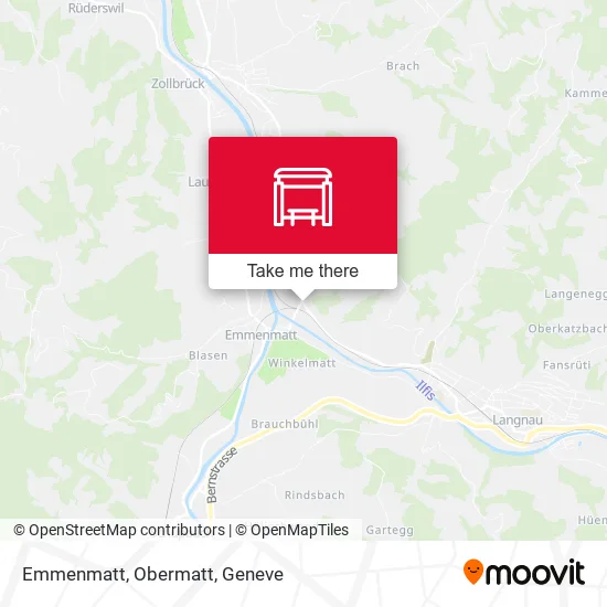 Emmenmatt, Obermatt map