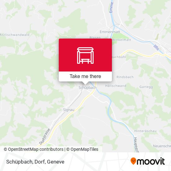 Schüpbach, Dorf map