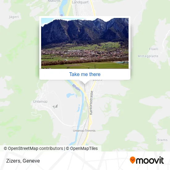 Zizers map