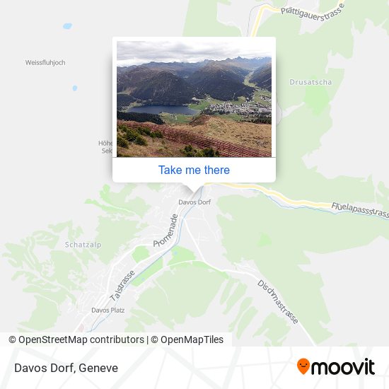 Davos Dorf Karte
