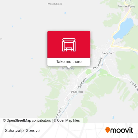 Schatzalp map