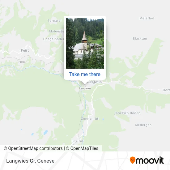 Langwies Gr map