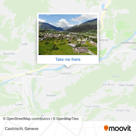 Castrisch map